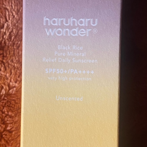 Haruharu Wonder Pure Mineral SPF 50+ Sunscreen NWT - Picture 2 of 11
